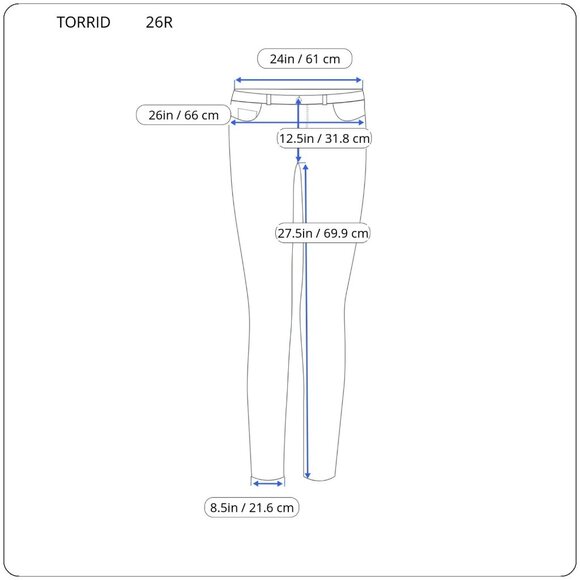 Torrid Womens Jeans 26R Plus Feel the Fit Perfect Ankle Boyfriend SL19E - Picture 2 of 8